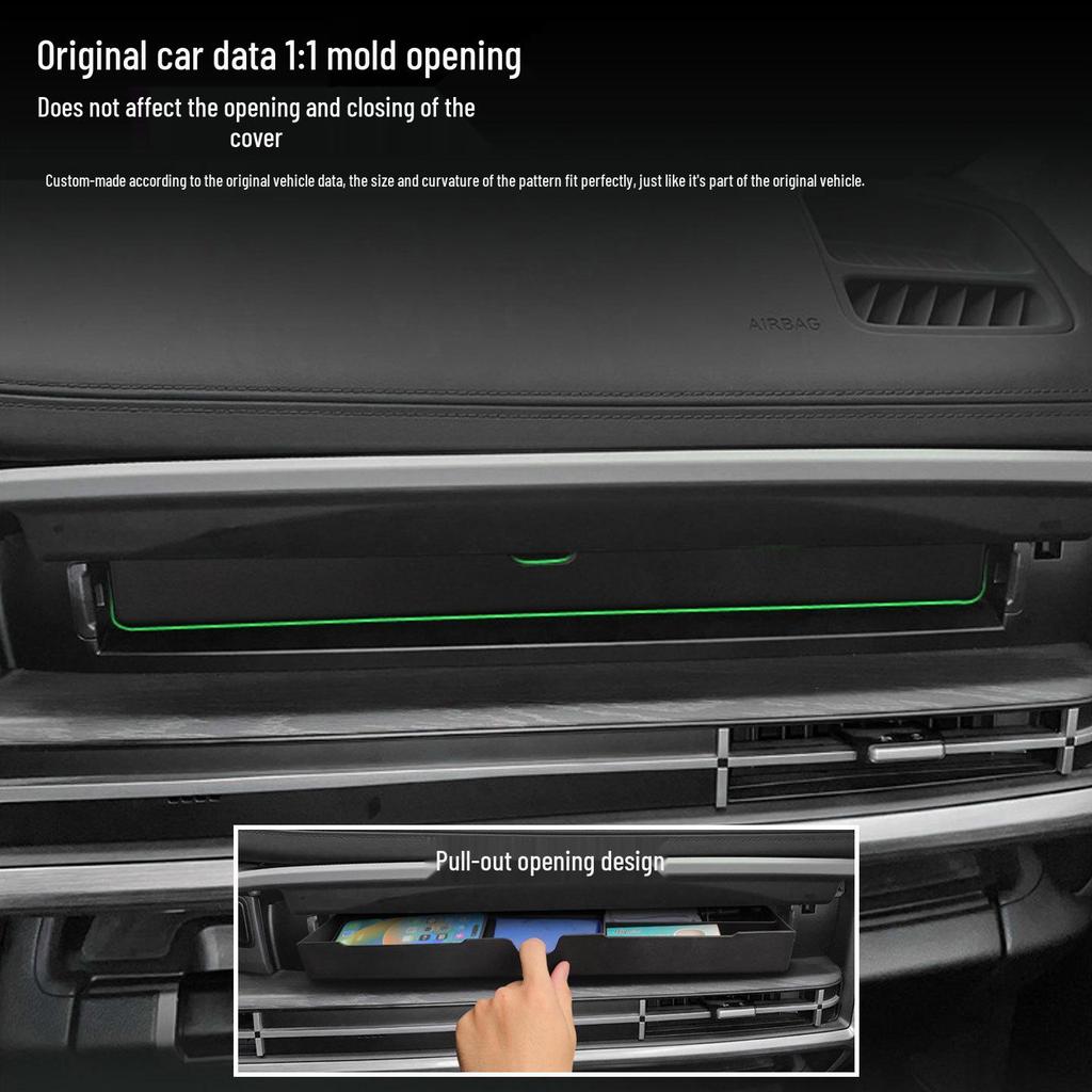 Passenger Side Glove Box Organizer for 2024-2025 Hyundai Santa Fe (5th Gen)