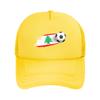 Lebanese Soccer Ball Lebanon Flag Casquette  Unisexs Womens Outdoor Hats  Adjustable Snapback Hat Casual Baseball Caps
