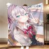Alya Hides Her Feelings in Russian Throw Soft Coral Fleece Blanket 310gsm Fluffy Warm Throw for Sofa Bed Couch Bedroom Decor