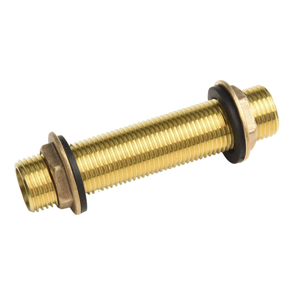 1pc Water Tank Connector Brass G1/2 Tank Feedthrough For Water Tank Water Tower Pump Bulkhead Fitting Accessories 10/12cm