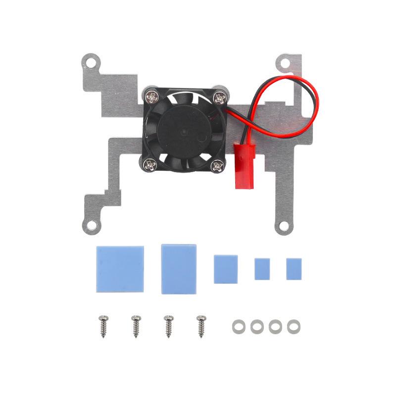 3.5" Raspberry Pi 60FPS Touch Display with ABS Shell, Bracket, Fan, and Heatsink
