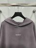 23SS B Brand Gradient Terry Cloth Hoodie with Embroidered Logo, OS Fit, Casual Hooded Sweatshirt