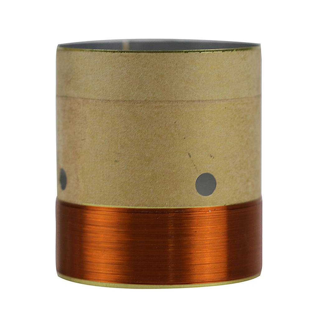 Durable Bass Voice Coil Speaker Repair Accessories White Aluminum Sound Air Outlet Parts 38.5MM Speaker Bass Voice Coil