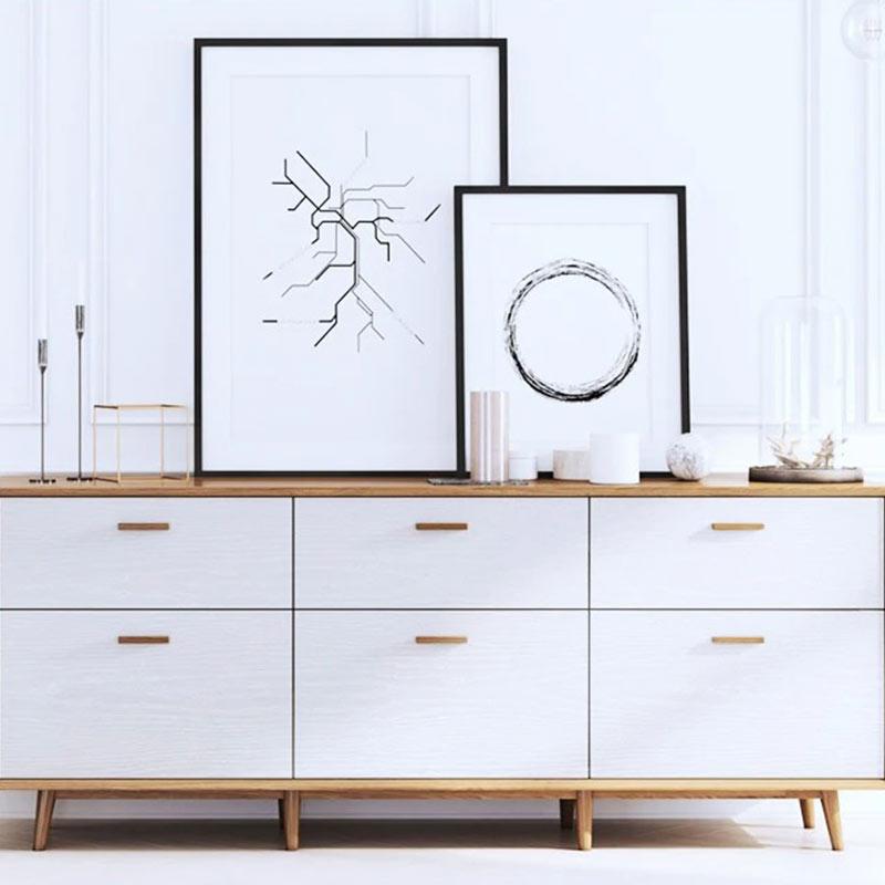 Desktop Waterproof Wall Stickers Home Decoration Bedroom Wallpaper 45cm DIY White Wood Grain Classics Self-adhesive Living Room