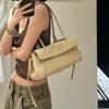 Nuova borsa a baguette in pelle bovina primo strato più venduta borsa a tracolla con manico lungo borsa tote in pelle a rombi