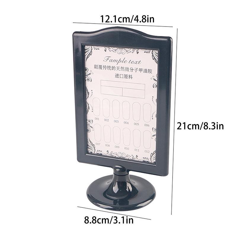Nail Art Double-Sided Display Stand Nail Art Artwork Display Frame Nail Display Board False Nail Display Rack Gel Polish Holder