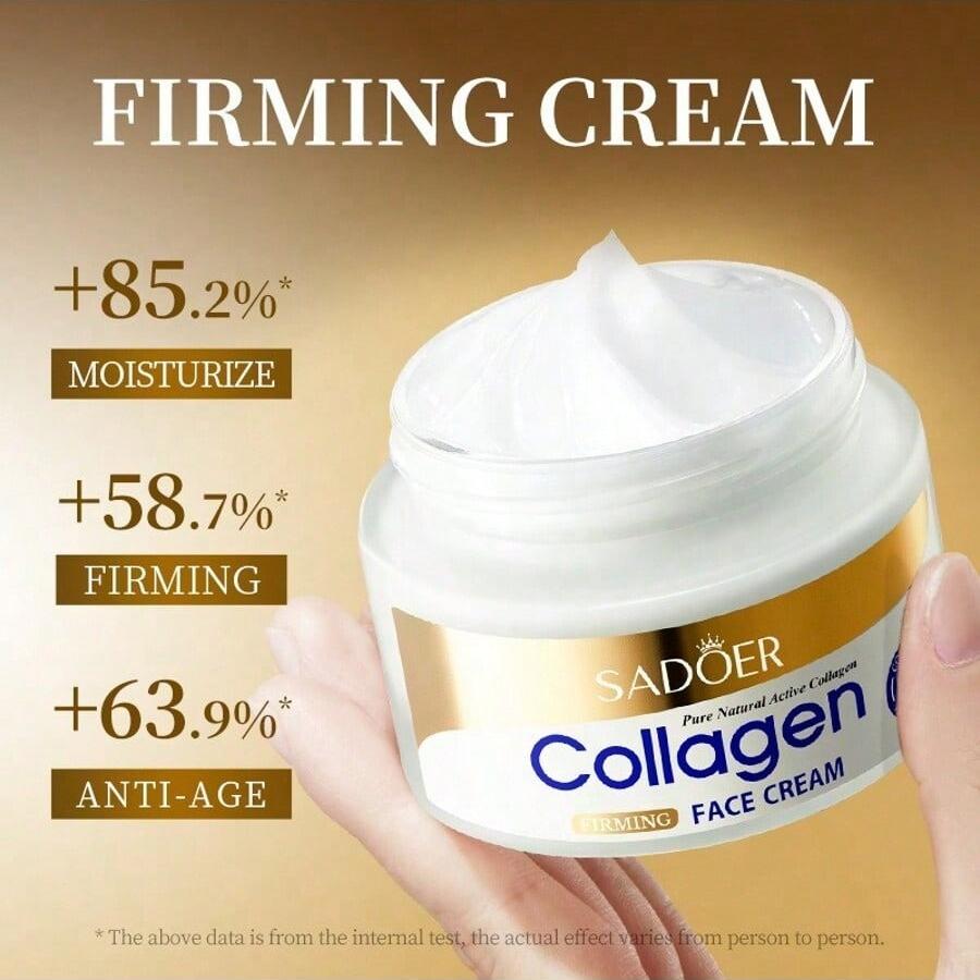 Premium Kollagen Straffungscreme Steigert die Hautelastizität Reduziert Falten für einen strafferen, glatteren Teint