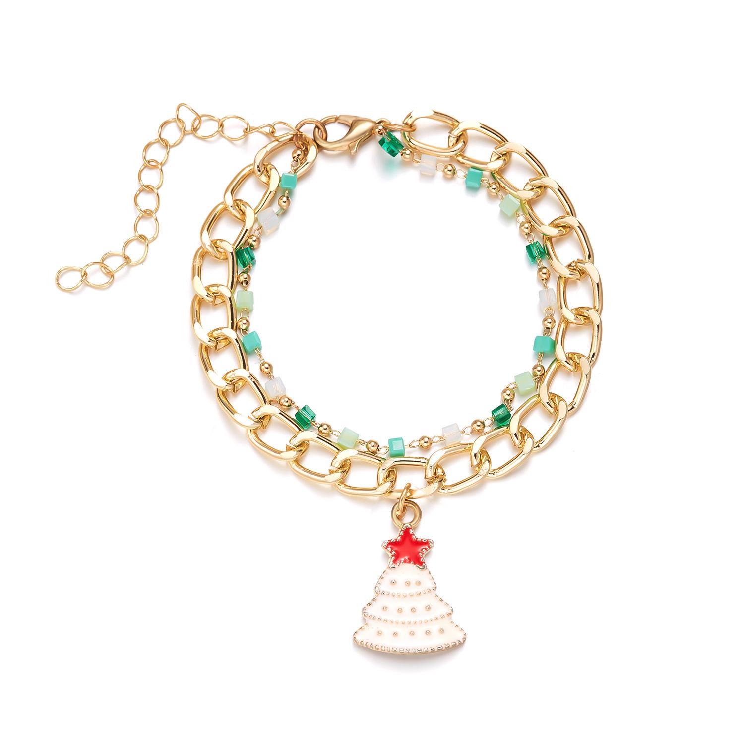 

JYL TS Bracelet Letter Personalized Design Cute Strengthens Identity And Joy BR23Y0664-4 українська зелений колір