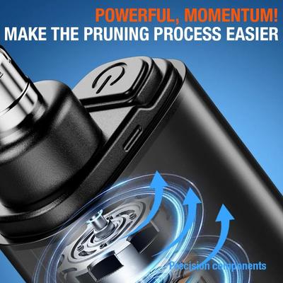 Portable LED Display Nasal Trimmer - Type-C Rechargeable Personal Grooming Kit with Precision Blades for Travel & Home Use
