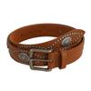 Women's Retro Rivet Leather Belt - Western Distressed Versatile Dress Accessory