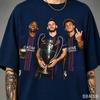 T-shirt de Football Champions Hommes et Femmes Vêtements d'Été Mode Col Rond Manches Courtes T-shirt Streetwear