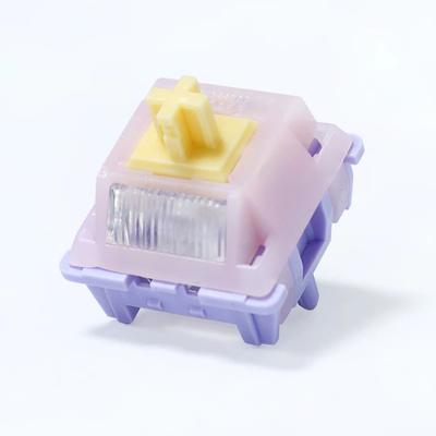 MMD Princess V5 Ultra Switch Linear Tactile 5Pin 38/45/53/48/60g Mechanical Keyboard Switches HIFI Milk Shell SMD Factory Lubed