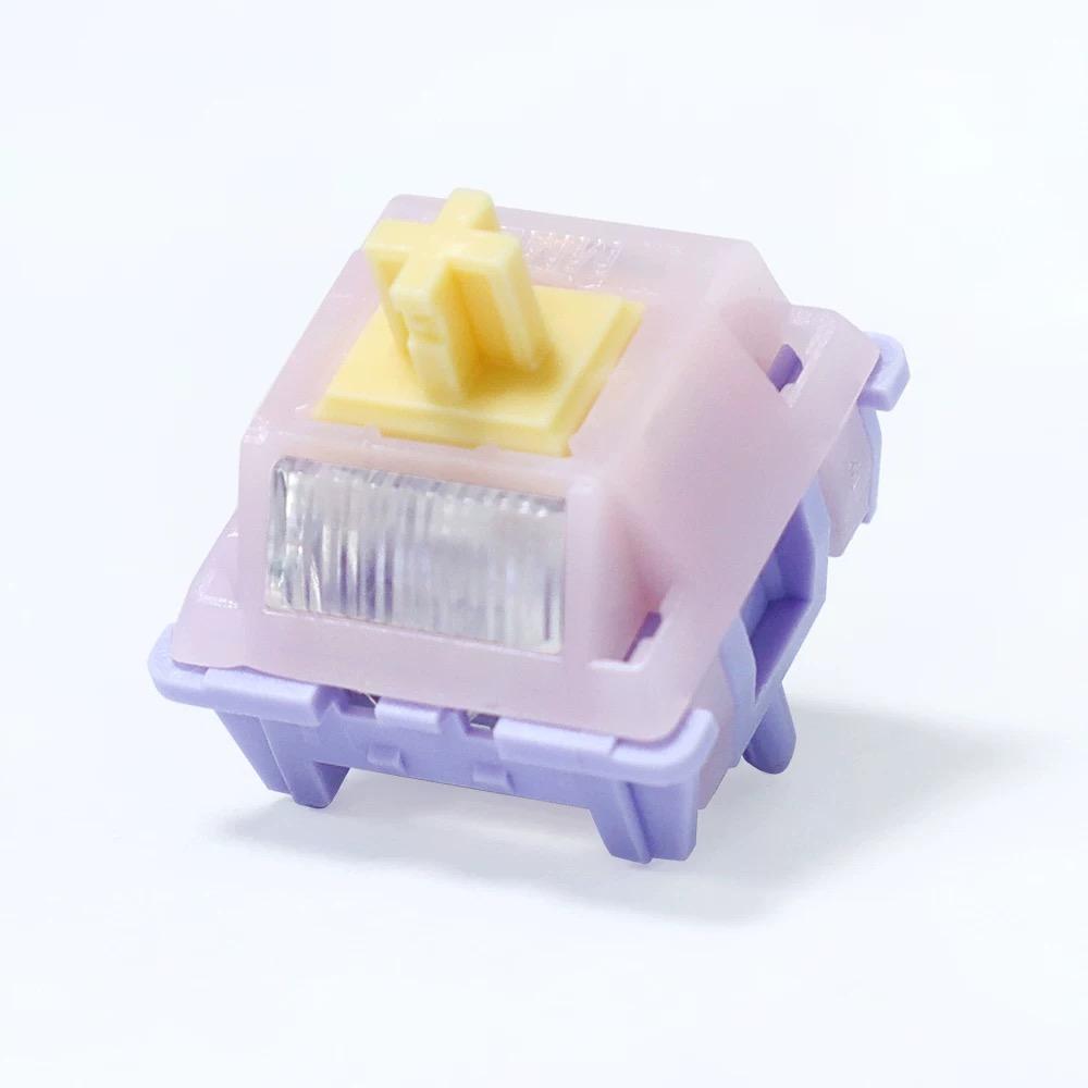 MMD Princess V5 Ultra Switch Linear Taktil 5-Pin 38/45/53/48/60g Mechanische Tastaturschalter HIFI Milchgehäuse SMD Fabrik geschmiert