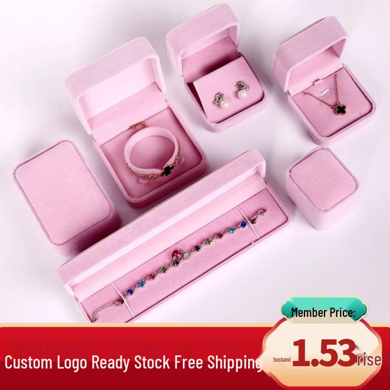 Velvet Jewelry Box for Necklaces, Pendants, Rings, Earrings, Studs, Bracelets