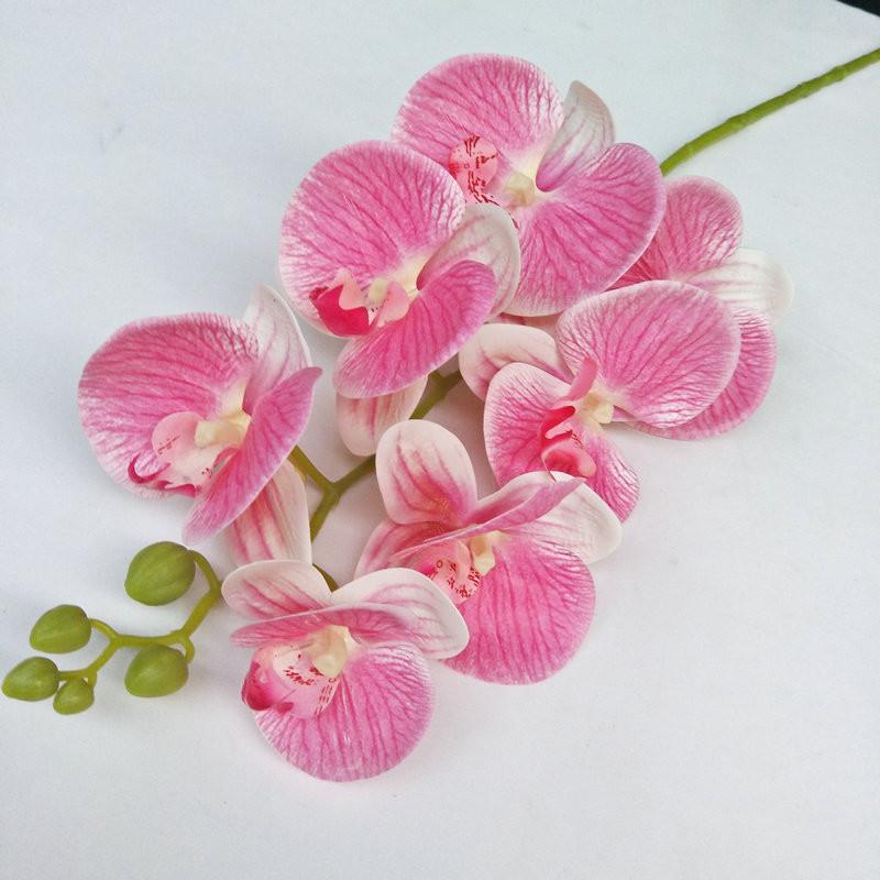Phalaenopsis Artificial Orchid 3d Realistic Multi Stem For Home Wedding Decor