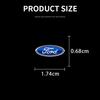 Car Sticker Badge Steering Wheel Console Door Panel Decal Accessories For Ford Focus 2 3 MK2 MK3 MK4Kuga Fiesta Ecosport MONDEO