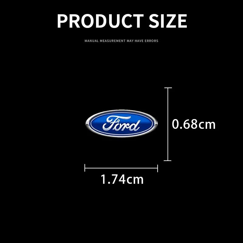 Car Sticker Badge Steering Wheel Console Door Panel Decal Accessories For Ford Focus 2 3 MK2 MK3 MK4Kuga Fiesta Ecosport MONDEO