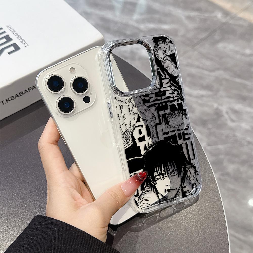 New Jujutsu Kaisen Anime Phone Case For iPhone 17 16e 16 15 14 13 12 11 Mini Pro Max X XR XSMAX 8 7 Air Plus Transparent Cover