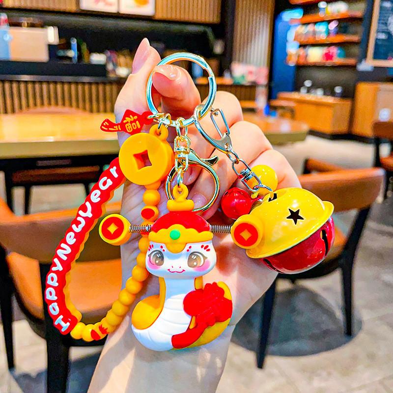Unique Silicone Snake Year Keychain Featuring Festive Designs For Occasions Celebrating