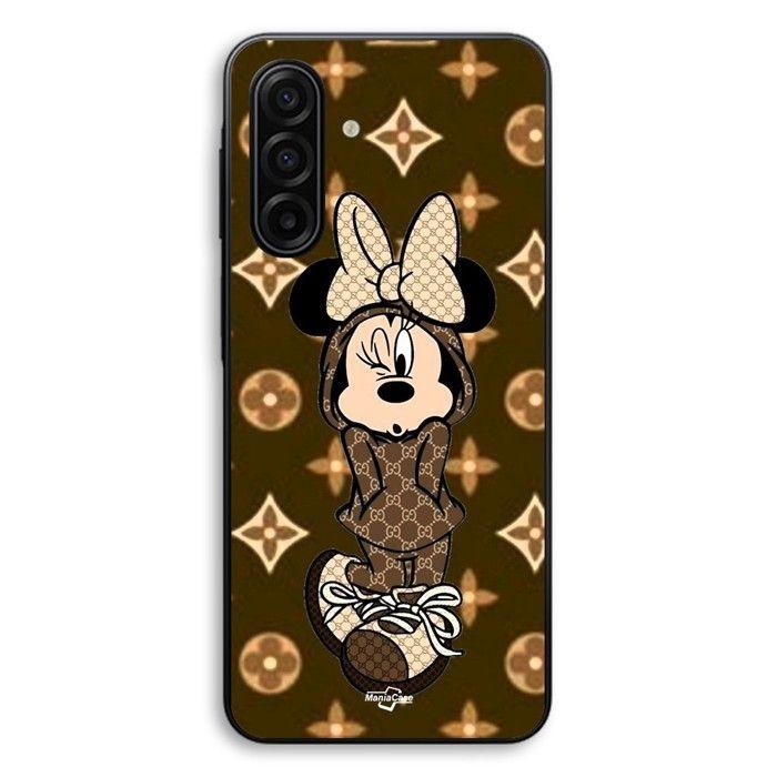 Coque Pour Samsung Galaxy A17 Minnie Disney LV marron Manoacase