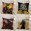 SStalker Game Cushion Cover Silky Short Plush DoubleSided Printed Pillow Case for Sofa All Seasons Home Decor Gift