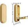 4-Pack Heavy Duty Zinc Alloy Folding Wall Hooks for Bathroom, Kitchen, Entryway, Closet - Space-Saving Design Holds Coats, Towels, Backpacks, Hats,
