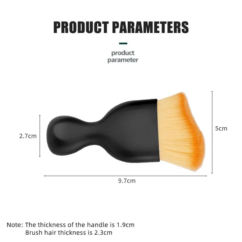 

Мягкая щетка для очистки вентиляционных отверстий автомобиля, щетка для удаления пыли, автомобильные аксессуары для Toyota Corolla Prius Yaris Rav4 CHR Aygo Hilux Raize чёрный