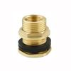 1/2" 1/4" Brass Water Tank Connector Silicone Gasket Copper Pipe Fish Tank Coupling Joint Garden Irrigation Pipe Hose Adapter