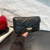 Korean Version of Premium Thick Chain Small Square Bag Premium Sense Large Capacity 2025 Spring and Summer Versatile Lock Messenger Shoulder Bag