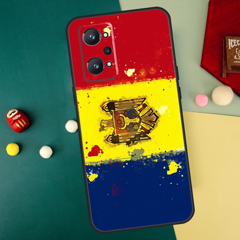 Moldova Flag For Realme 10 11 12 13 14 Pro Plus C67 C65 C63 C61 C55 C53 C51 C35 C71 C75 GT7 15 Pro Case