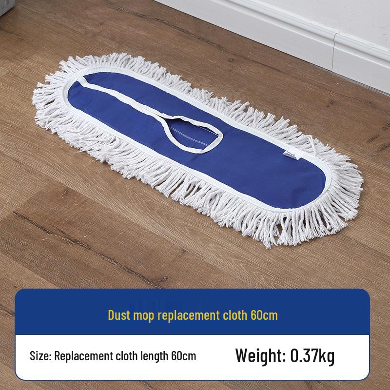 Rotating Cotton Thread Dust Mop for Home, Hotel & Homestay - Dual-Use for Dry & Wet Cleaning