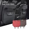 PU Leather Car Seat Backrest Child Anti-Kick Pad For Model 3 Highland 2023 Model S Model X Model Y Model Y-Eur Roadster