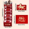 6 Cards Folding Red Envelopes Hongbao Paper Red Cash Envelopes 2026 Horse Year Cartoon New Year Money Envelope Festival Decor