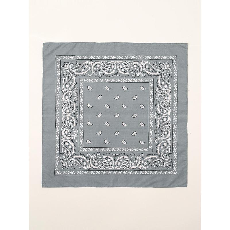 54cm*54cm Fashion Cotton Hip Hop Head Scarf Paisley Square Scarves Headwear Bandanna Hair Band Neck Wrist Wrap Band Accessories