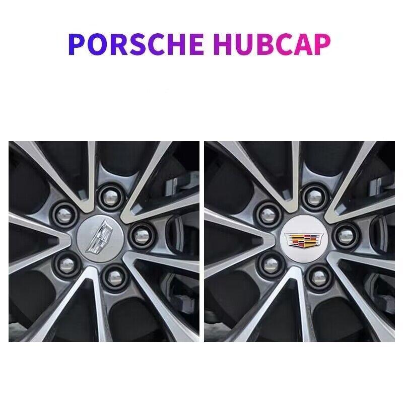 4pcs 66mm Wheel Center Hub Cover Caps Accessories for Cadillac XT5 XT6 CT5 CT6 XTS CT4 Auto Tire Emblem Car Styling OEM 9597375