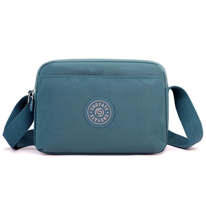 

Маленькая сумка через плечо, женская летняя легкая сумка для мамы с несколькими карманами, сумка через плечо синий