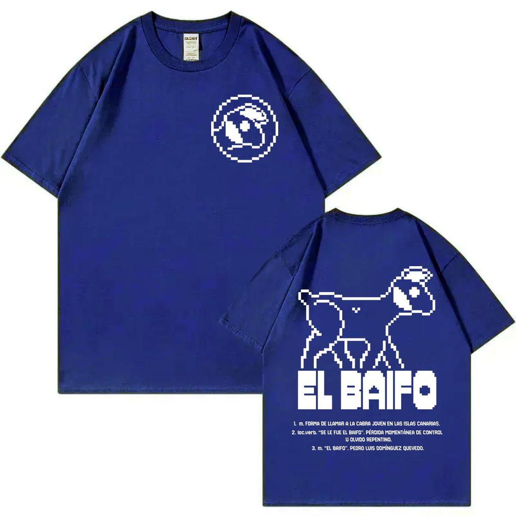 Rapper Quevedo El Baifo Double Sided Graphic T Shirts Unisex Unisex Hip Hop Vintage Summer Tshirt Fashion Casual Oversized Tshirts