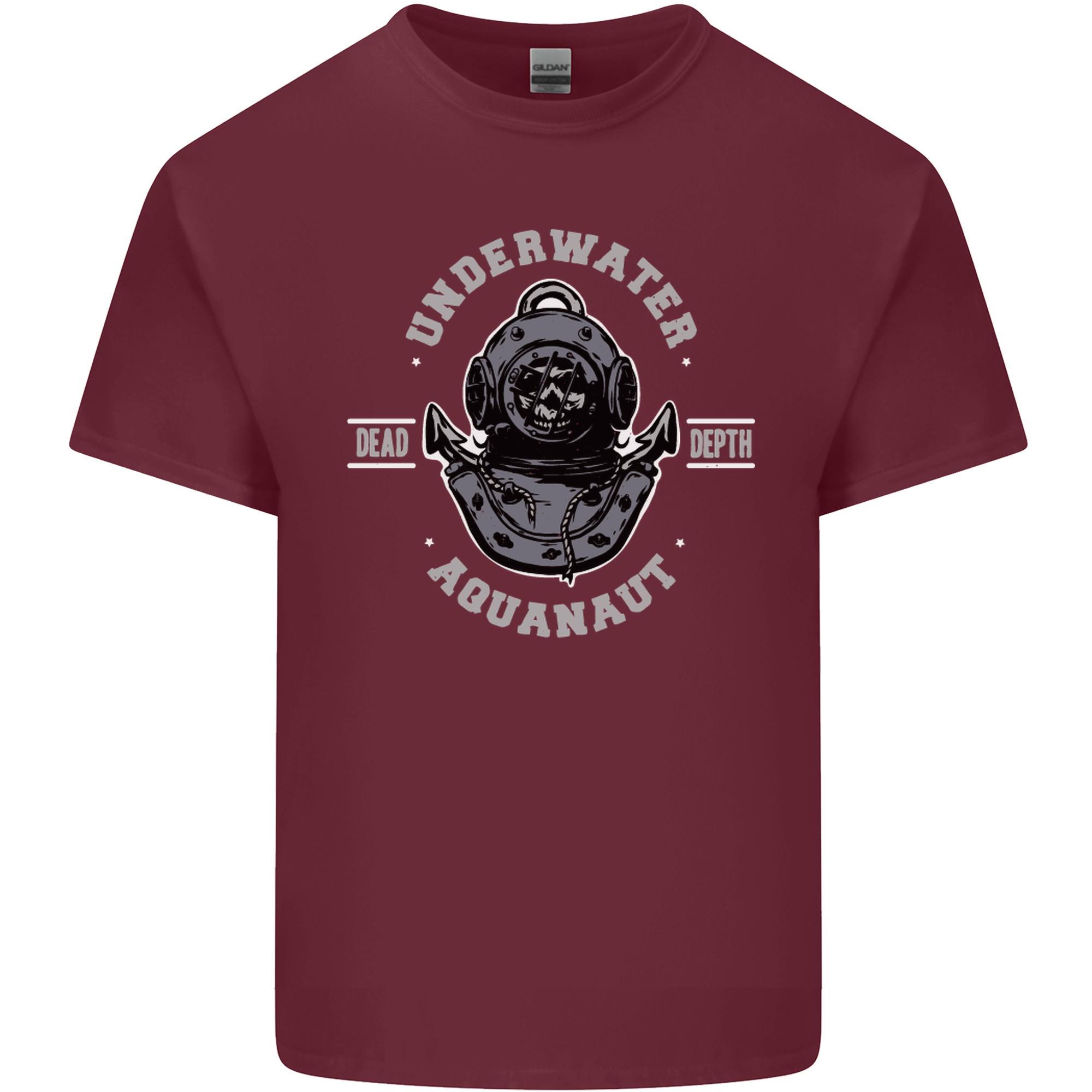 Underwater Aquanaut Scuba Diving Diver Unisexs Light Cotton TShirt S