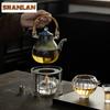 Glass Tea Warmer Holder Candle Warmer Lamp Candle Heater Stove Kettle Stand Boiling Water Carbon Furnace Teaware Ornaments Gift
