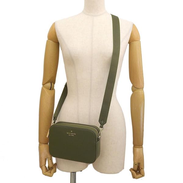 Kate Spade Madison Mini Camera Bag KC584 in Saffiano Leather (SeaweedGreen) - Women's Shoulder Bag, Outlet