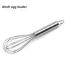 8inch Stainless Steel Egg Stirring Balloon Whisk Manual Egg Beater Mixer Kitchen Baking Utensil Cream Butter Whisk