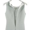 Emporio Armani No sleeve one piece 38 Gray Back zip Women Used