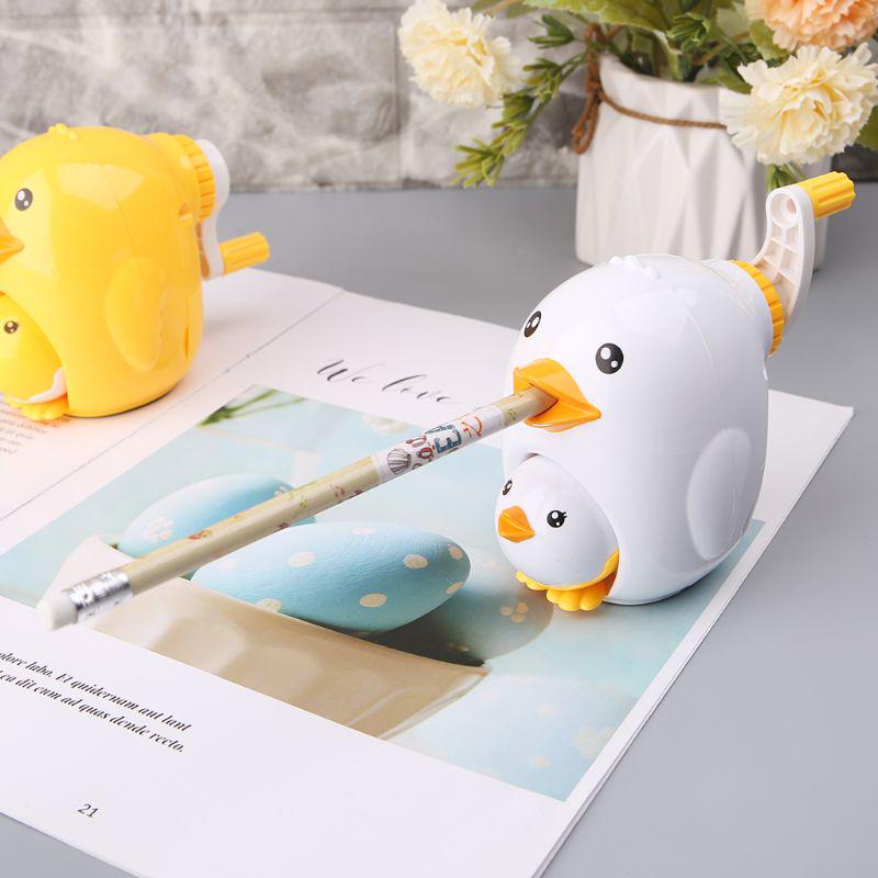 Cute Kawaii Chick Animal Style Pencil Sharpener Hand Mechanical Cutting Tools Stationery