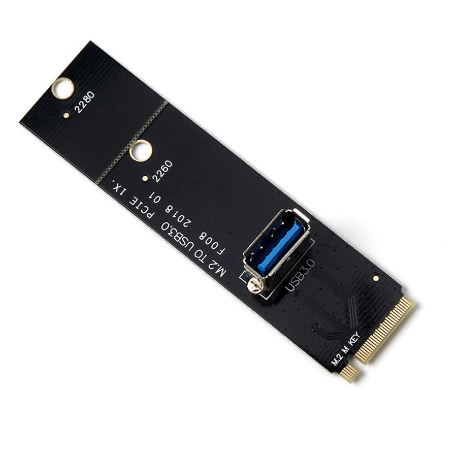 4pcs NGFF M.2 To USB 3.0 Converter PCI-E Riser Card Adapter For Mining Machine