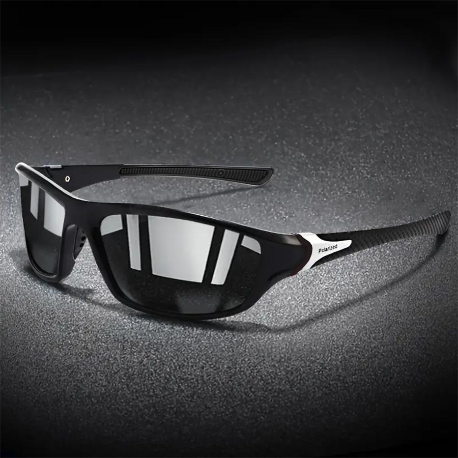 

1pc Unisex Fashion Personality Colorful Wraparound Glasses Suitable For Daily Life Outdoor Vacation Cycling Climbing Decoration чорний