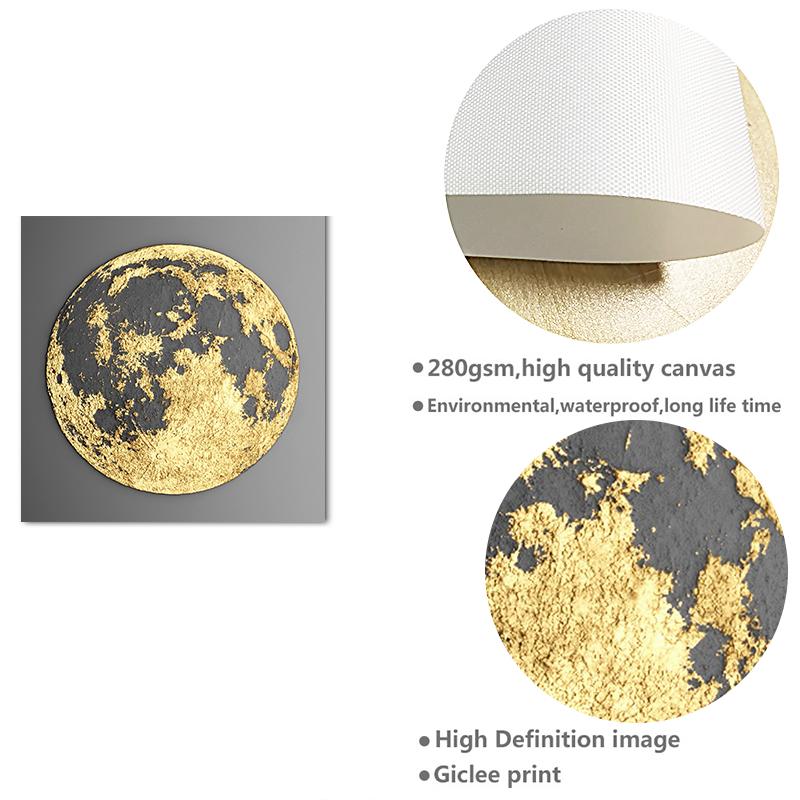 Abstract Vintage Gold Luxury Posters Nordic Canvas Art Painting Home Decor Wall Art Retro Print Living Room Minimalist Picture