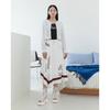 Egoist Color Block Asymmetrical Skirt Er2ws565