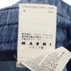 Marni Made In Italy Chambray Denim Shorts W24 Blue Women Used