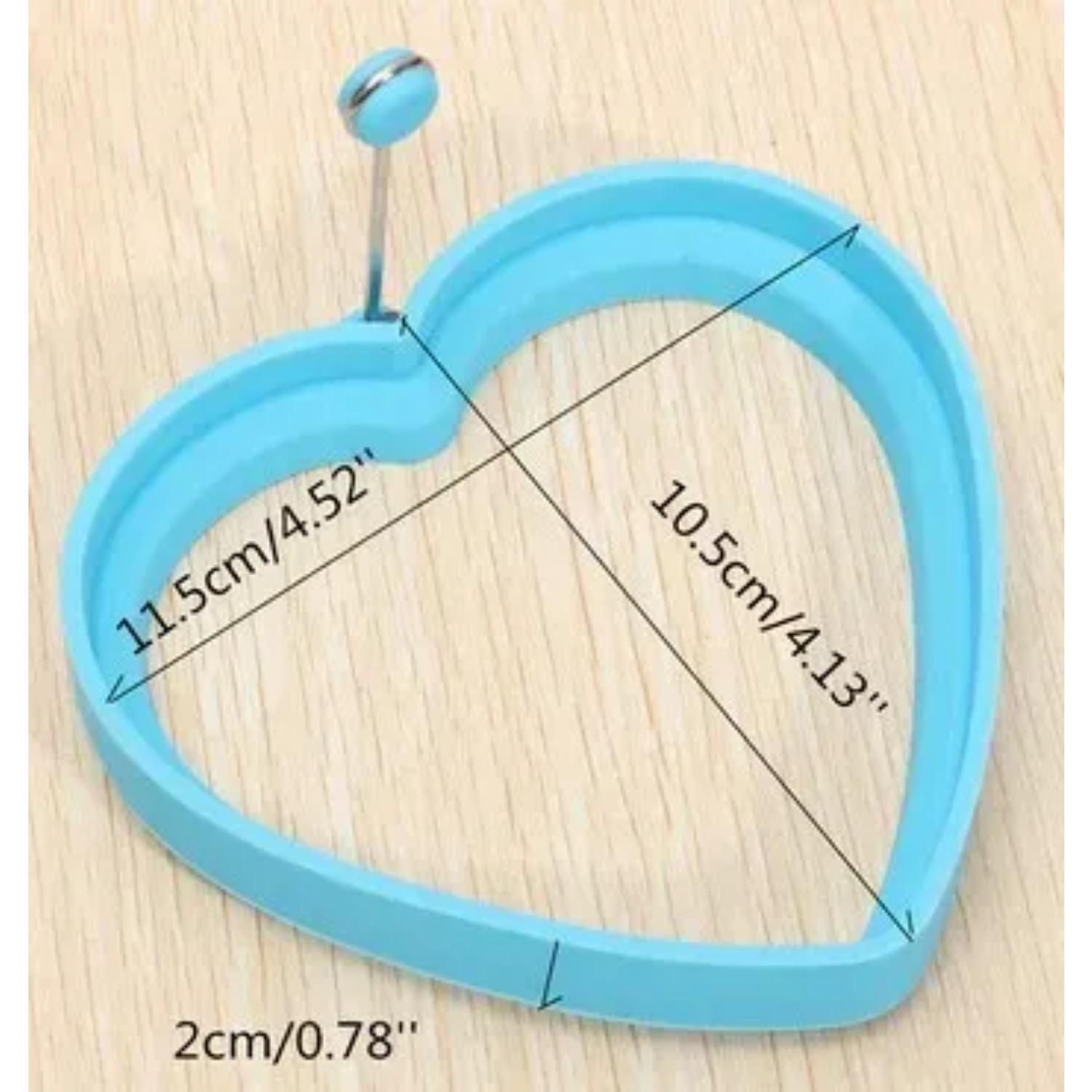 

1 шт. силиконовое кольцо для жареных яиц, блинов, омлет, жареные яйца, круглая форма в форме сердца для приготовления завтрака, инструменты для жарки OK H6290-heart армия зеленый