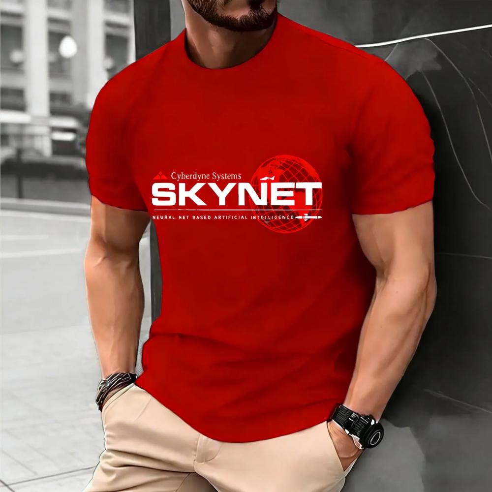 

Cyberdyne Systems Skynet Men s Graphic T-Shirt Soft Moisture-Wicking Cotton Shirt All-Season Casual Formal Wear Clothing XXL чорний